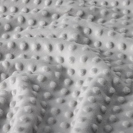 Reversible Dinosaur Baby Blanket – Soft Coral Fleece & Minky Dotted Comfort Blanket for Infant or Toddler (Grey + Colorful Print, 76×102cm)